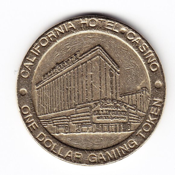 California Hotel & Casino Las Vegas $1 Gaming Token (b18) - Picture 2 of 2